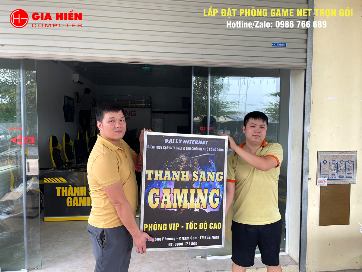 Thành Sang Gaming vừa được đội ngũ Gia Hiến hoàn thiện và bàn giao ngày 08/04/2024