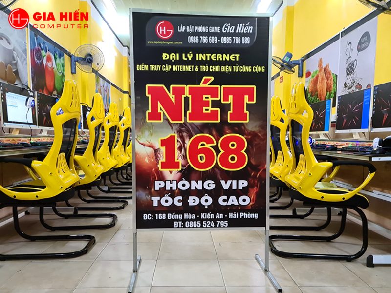 NÉT 168 tọa lạc tại huyện Kiến An, Hải Phòng.