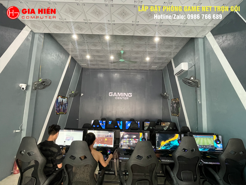 Phòng game được thiết kế theo mô hình Cyber game mini