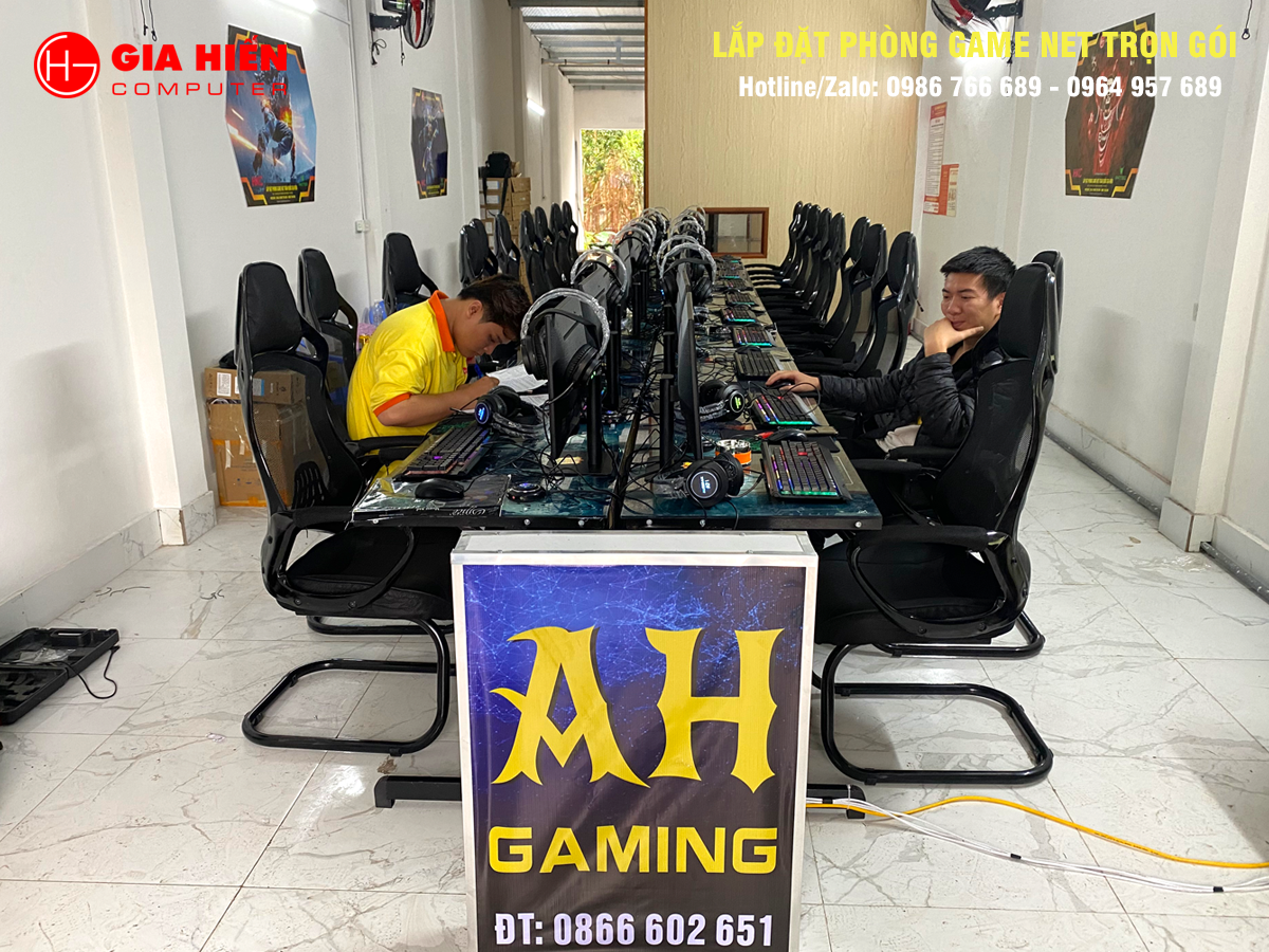 AH Gaming sở hữu 20PC cấu hình cao đáp ứng chơi mượt mà các tựa game hiện nay.