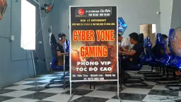 Dự án lắp đặt phòng net Cyber Yone Gaming - Quỳnh Lưu, Nghệ An