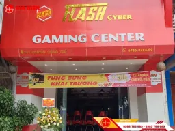 Dự án lắp đặt phòng net Flash Gaming Center - TP Hà Tĩnh