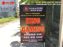 Dự án lắp đặt phòng game King Gaming - Hoằng Hóa, Thanh Hóa | Gia Hiến Computer