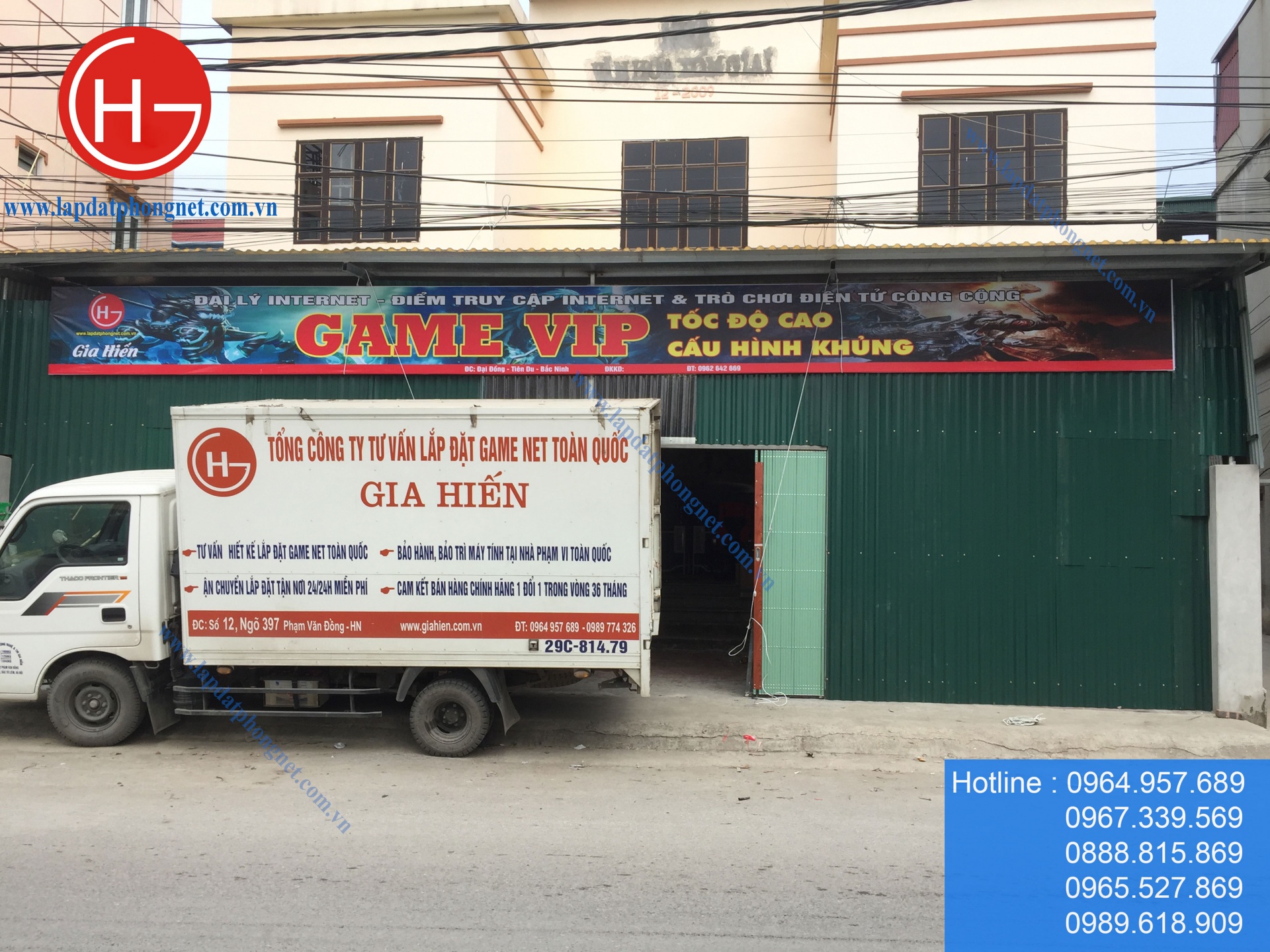 Lắp đặt phòng game giá rẻ cho anh Luận tại Tiên Du