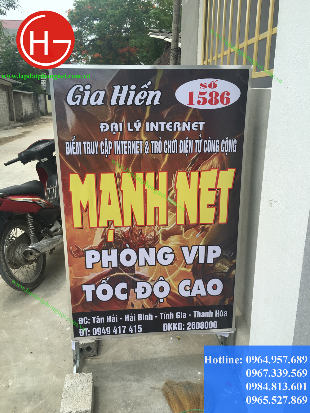 Lắp đặt phòng net tại tĩnh gia, thanh hóa 05