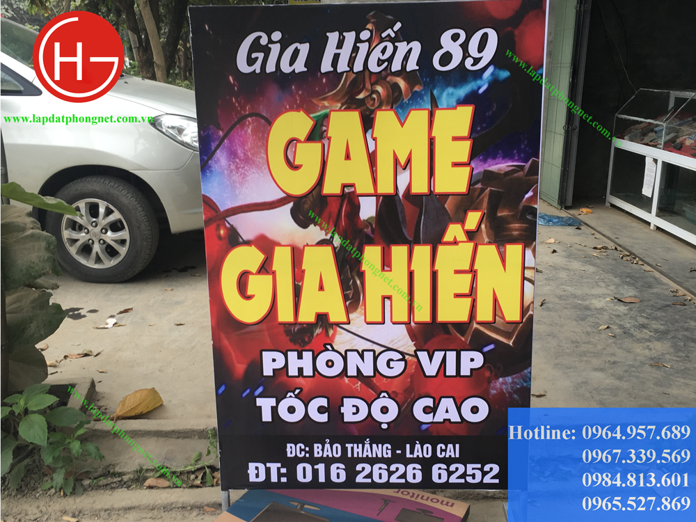 Lắp đặt phòng game tại bảo thắng lào cai 04