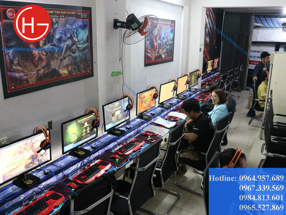 Lắp đặt phòng game cho chị Hương, Đông Anh 02