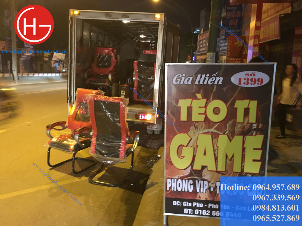 lắp đặt phòng game net tại phù yên, sơn la 06