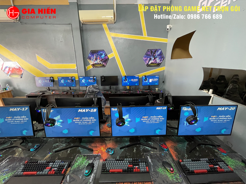 Không gian được sơn trang trí hiện đại, chuyên nghiệp.