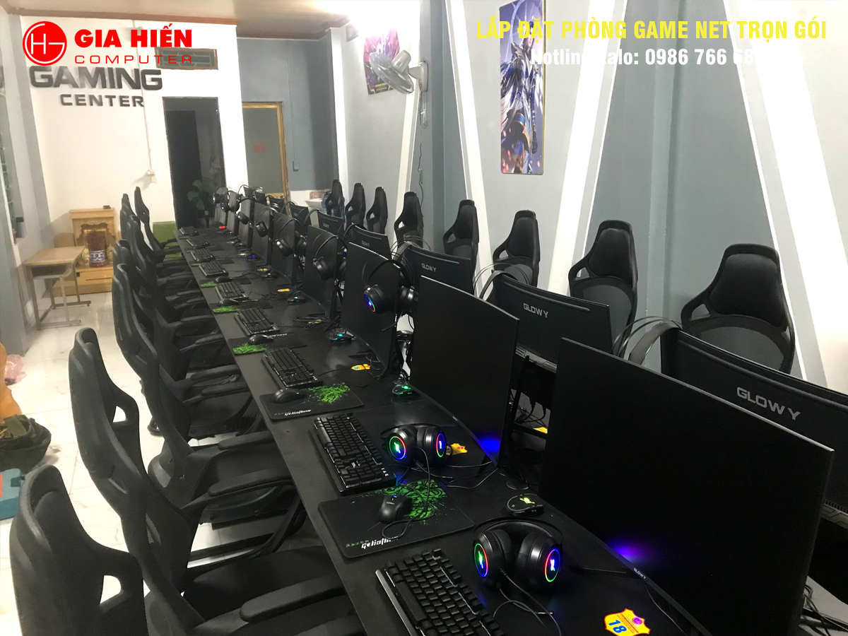 Phòng game được thiết kế theo mô hình Cyber game mini