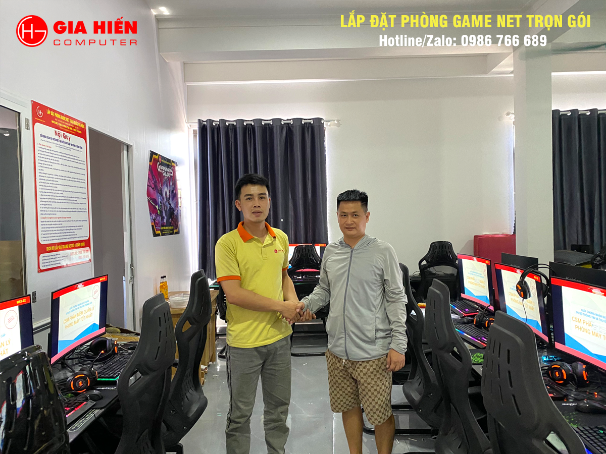 Gaming Center vừa được đội ngũ Gia Hiến hoàn thiện và bàn giao ngày 15/06/2024