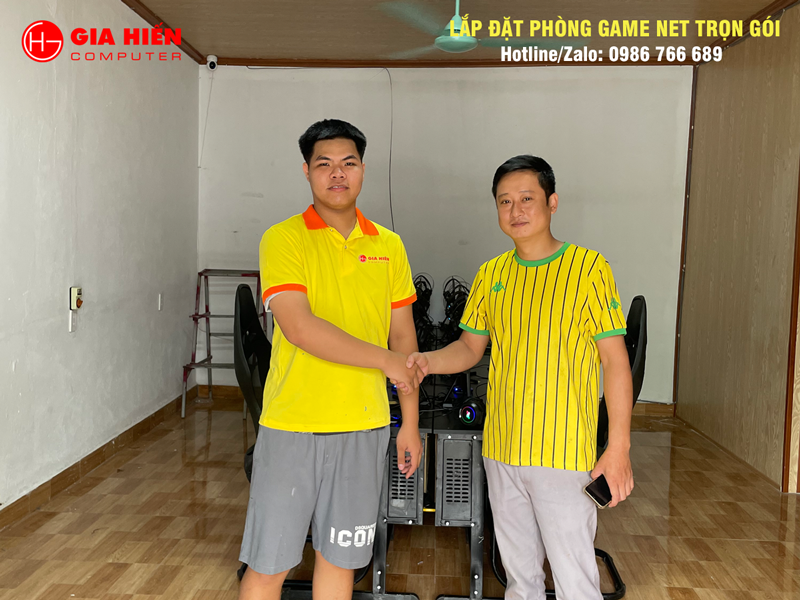 Gaming Center vừa được đội ngũ Gia Hiến hoàn thiện và bàn giao ngày 06/10/2025