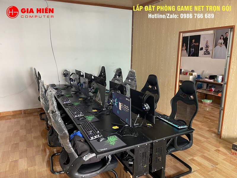 Phòng game được thiết kế theo mô hình Cyber game mini