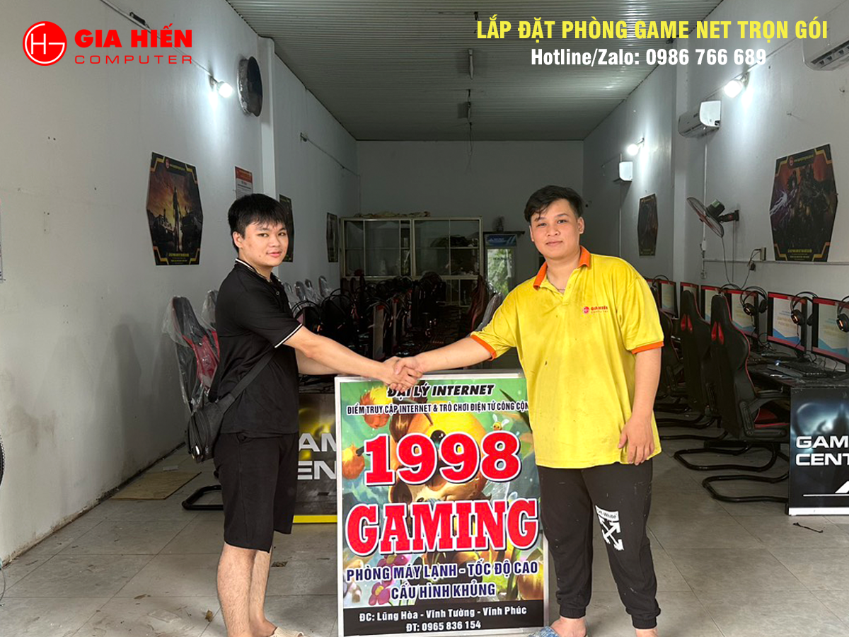 1998 Gaming vừa được đội ngũ Gia Hiến hoàn thiện và bàn giao ngày 25/06/2024