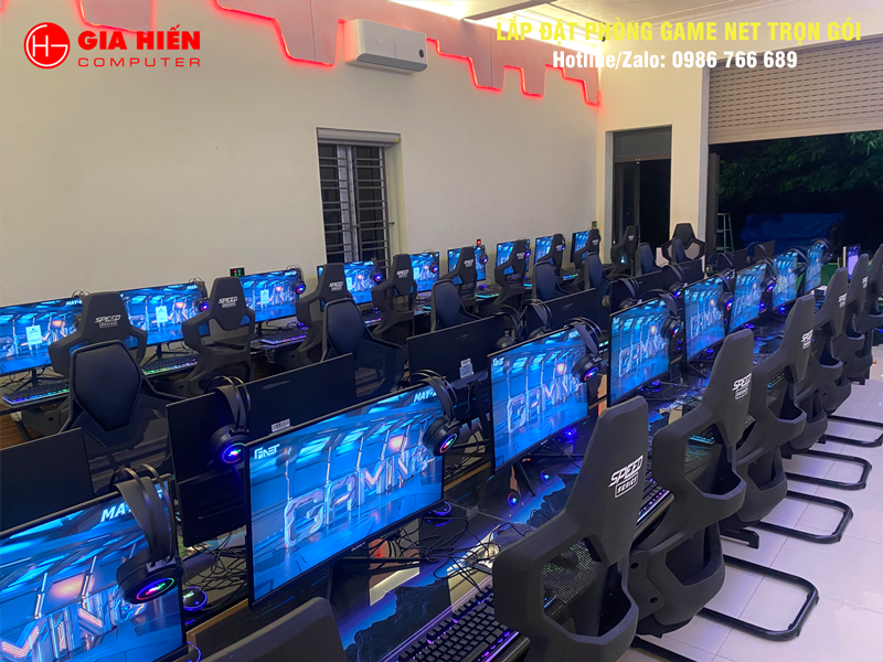 Không gian được sơn trang trí hiện đại, chuyên nghiệp.