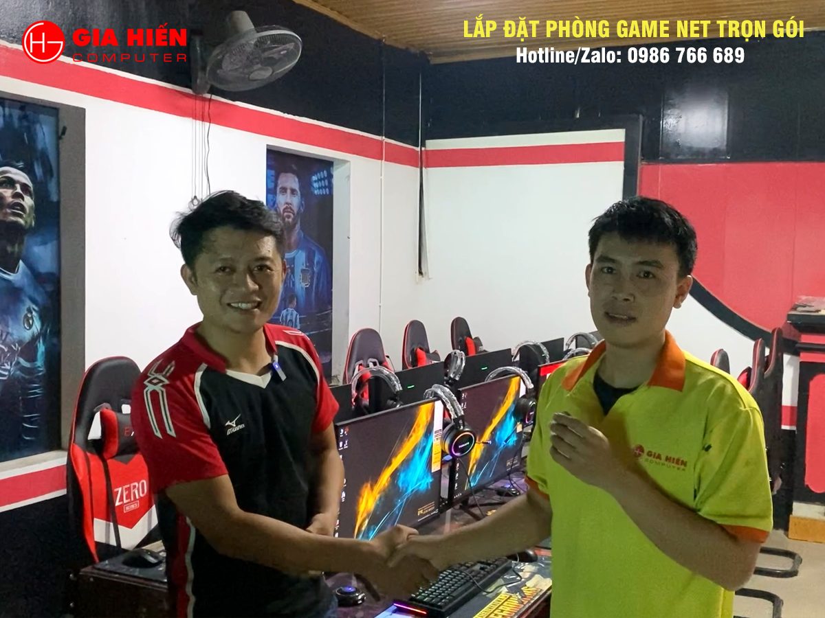 Gaming Center vừa được đội ngũ Gia Hiến hoàn thiện và bàn giao ngày 30/07/2024