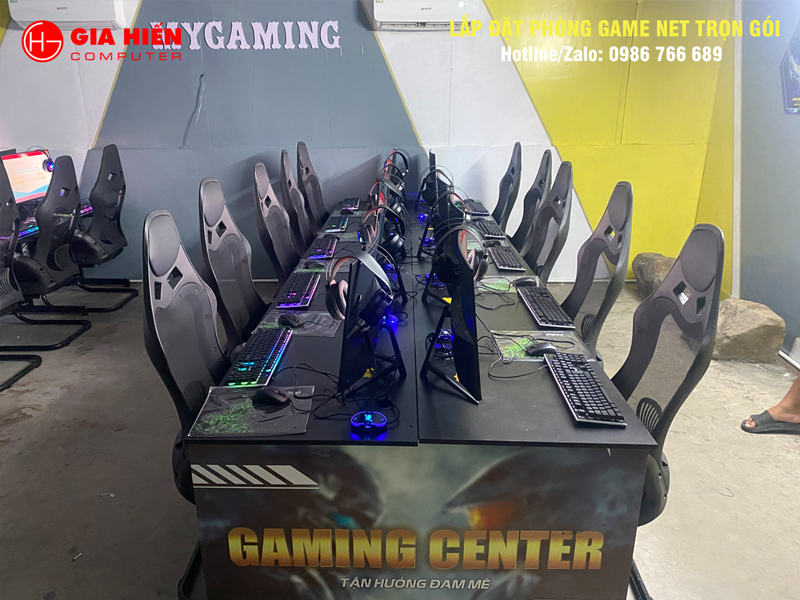 Không gian được sơn trang trí hiện đại, chuyên nghiệp.