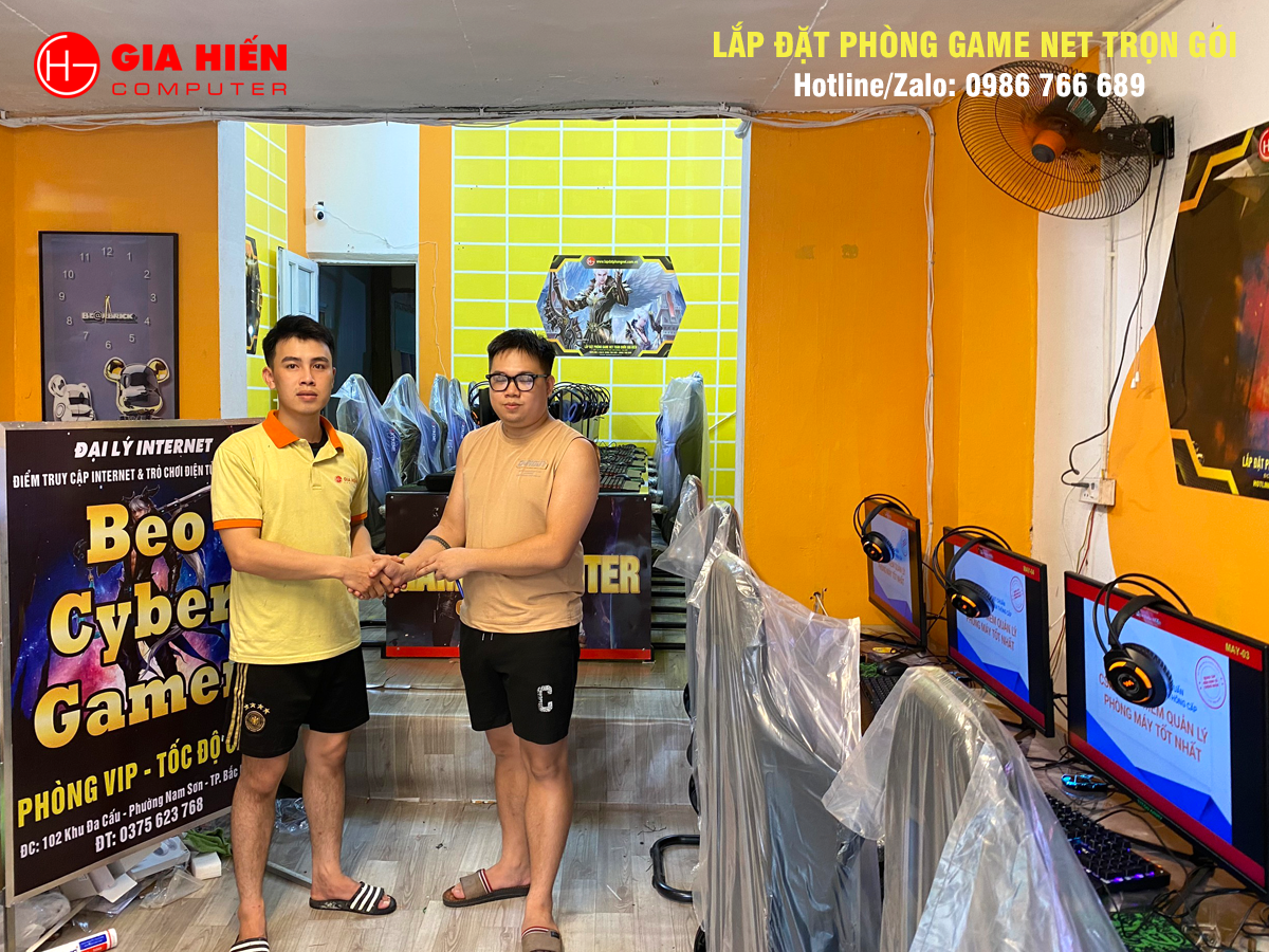 Beo Gaming Center vừa được đội ngũ Gia Hiến hoàn thiện và bàn giao ngày 08/06/2024