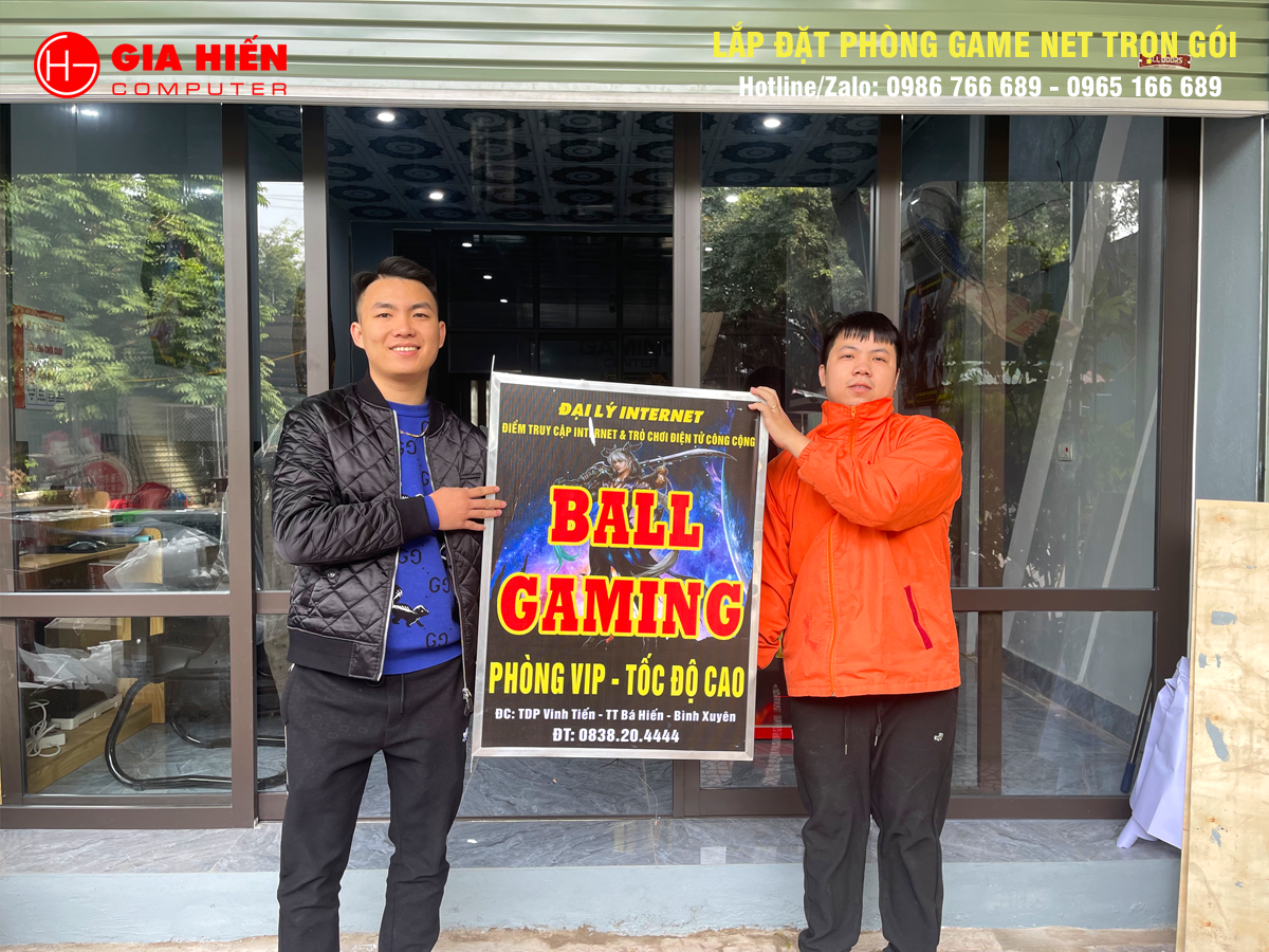 Ball Gaming vừa được đội ngũ Gia Hiến hoàn thiện và bàn giao ngày 27/12/2023